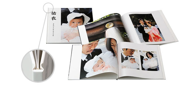 本格的な写真集タイプの製本